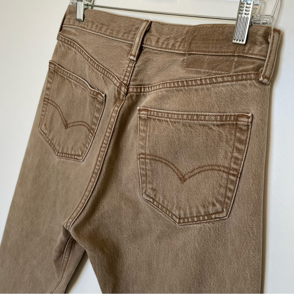(´༎ຶ༎ຶ)(´༎ຶ༎ຶ)
Levis 501 Light Brown Latte Brown Jeans - Picture 5 of 10